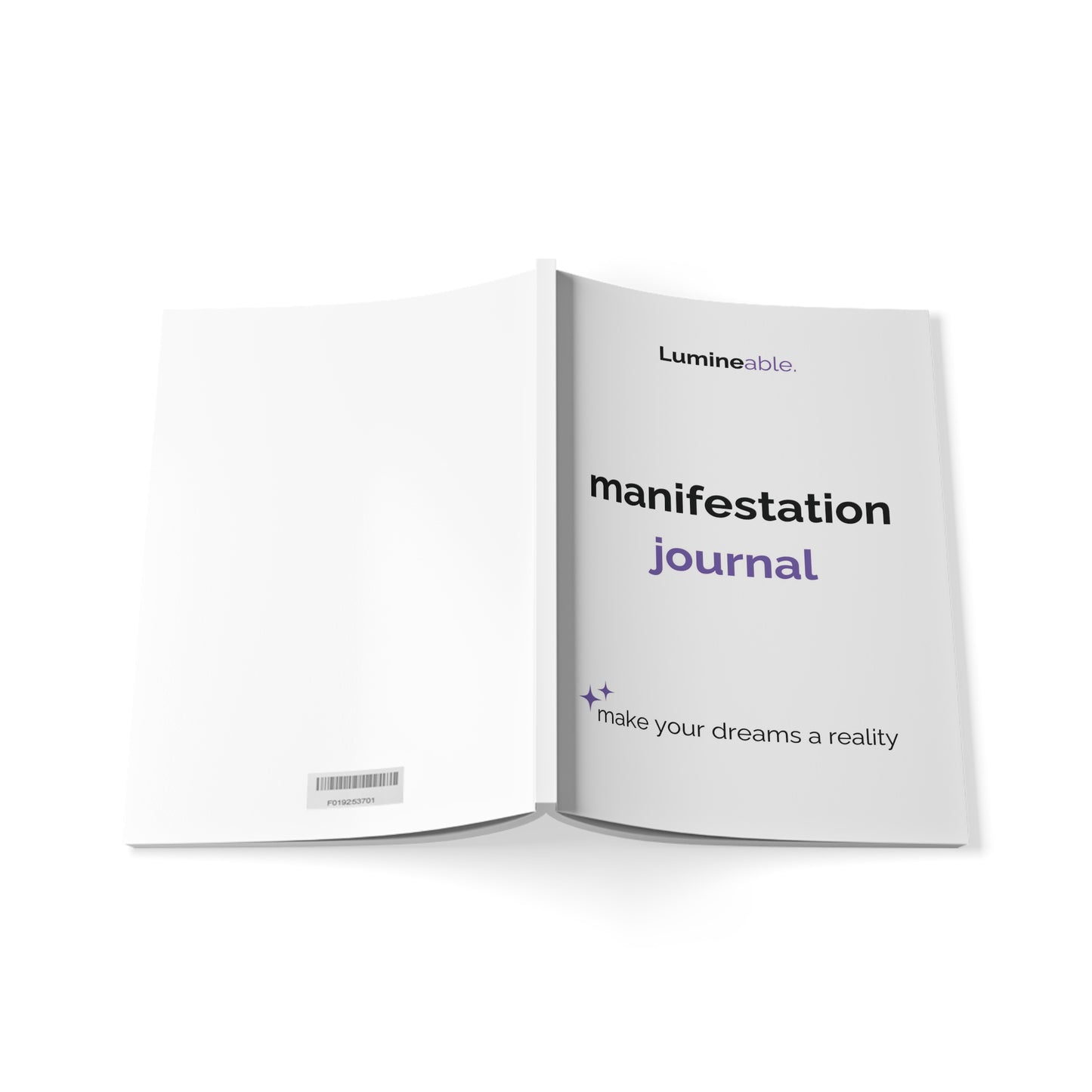 Lumineable Manifestation Journal "Make Your Dreams A Reality."
